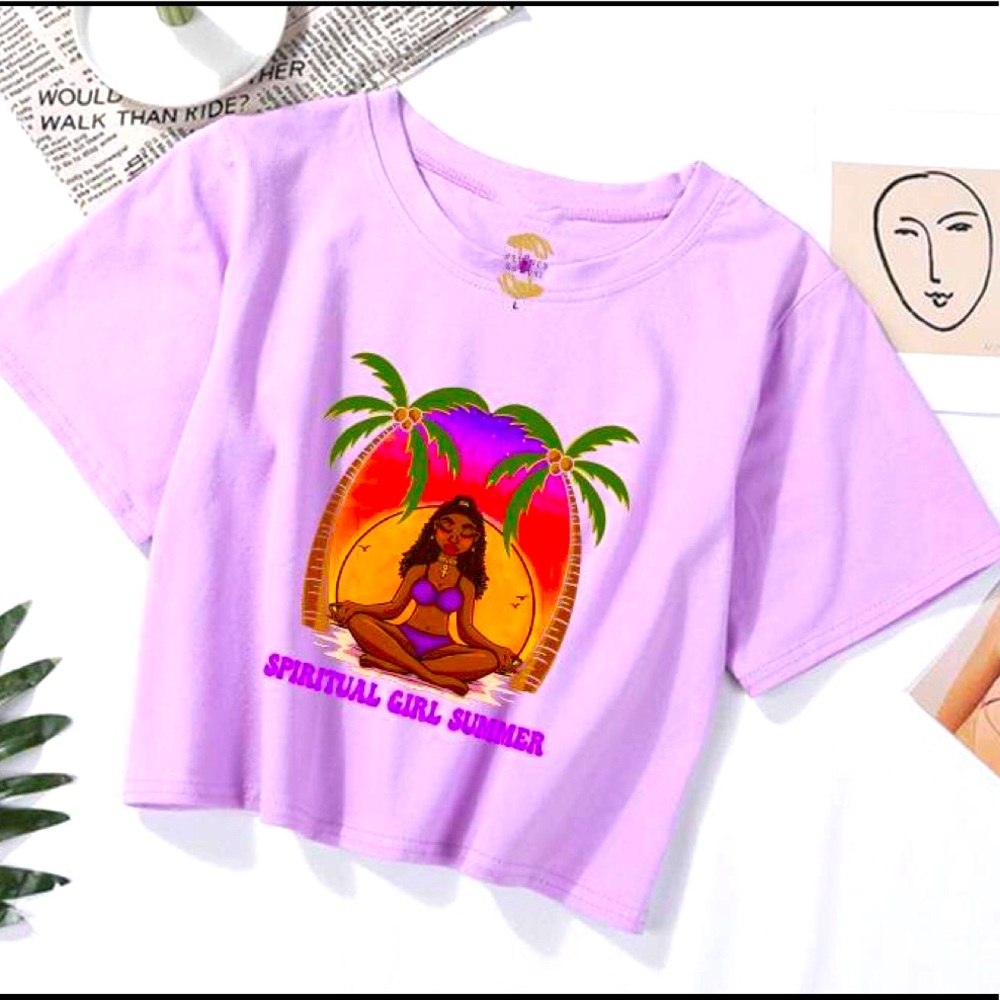 AlignedBaddie Spiritual Crop Tops